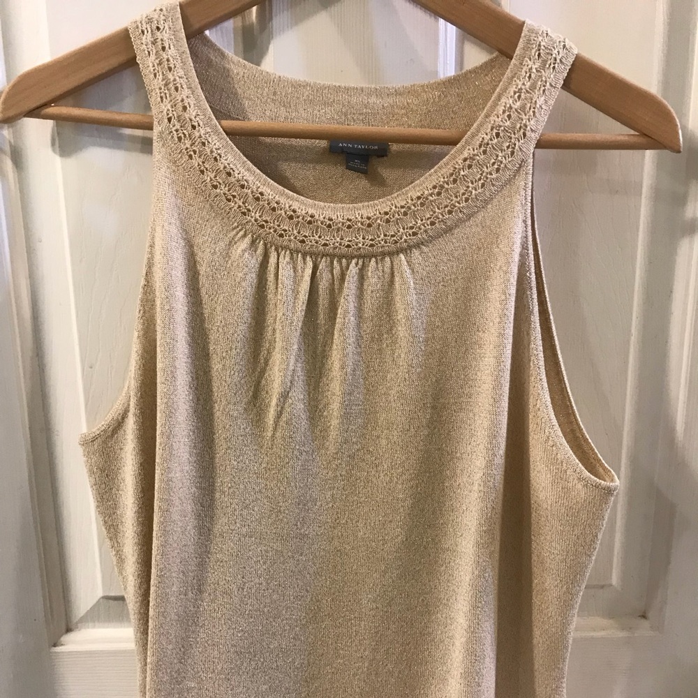 Ann Taylor sleeveless blouse